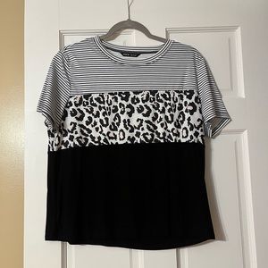 Women’s Black & White Top